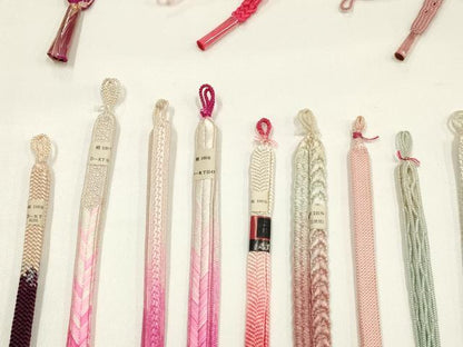 平和屋着物▼和装小物　羽織紐　まとめて20点　暈し　多色多彩　逸品　未使用　AABJ9535ay