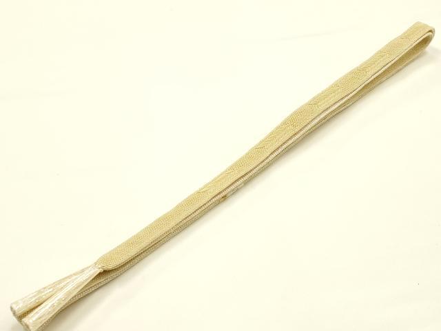 平和屋着物＊夏物　和装小物　帯締め・帯揚げセット　レース組　平組　伊賀組紐　雪輪花地紋　丹後ちりめん　逸品　未使用　AABJ9554ay