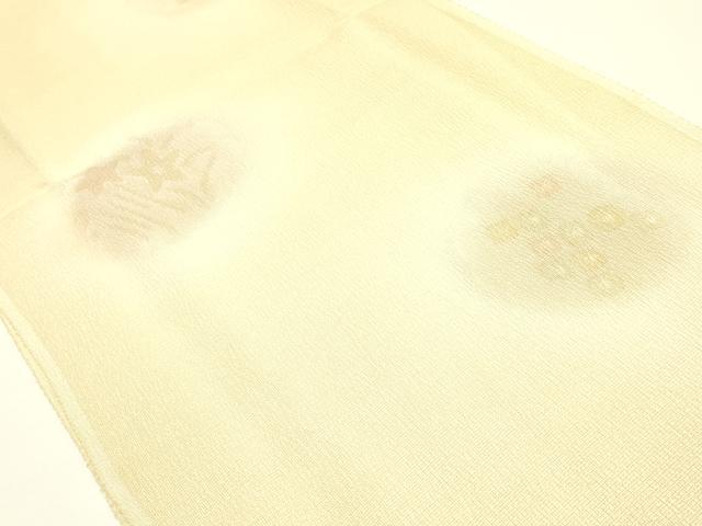 平和屋着物＊夏物　和装小物　帯締め・帯揚げセット　レース組　平組　伊賀組紐　雪輪花地紋　丹後ちりめん　逸品　未使用　AABJ9554ay