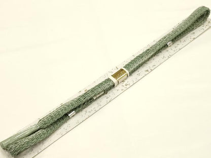 平和屋着物＊夏物　和装小物　帯締め・帯揚げセット　レース組　平組　絽　流水文　逸品　未使用　AABJ9555ay