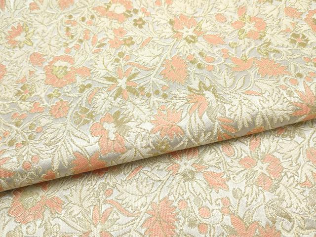 平和屋着物▼西陣　川島織物　和装小物　テーブルセンター　香花　金糸　逸品　AABJ9564ay