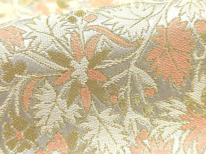 平和屋着物▼西陣　川島織物　和装小物　テーブルセンター　香花　金糸　逸品　AABJ9564ay
