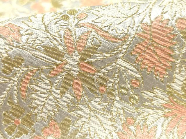 平和屋着物▼西陣　川島織物　和装小物　テーブルセンター　香花　金糸　逸品　AABJ9564ay