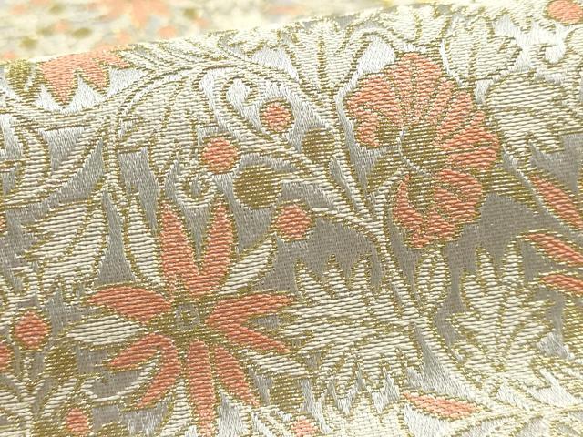 平和屋着物▼西陣　川島織物　和装小物　テーブルセンター　香花　金糸　逸品　AABJ9565ay