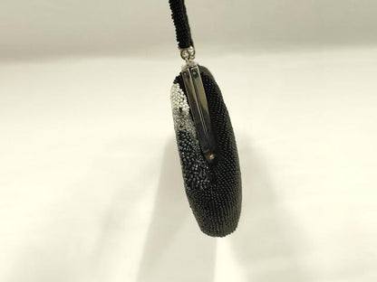 平和屋着物▼和装小物　和装バッグ　ハンドバッグ　ビーズバッグ　がま口　逸品　AABJ9566ay