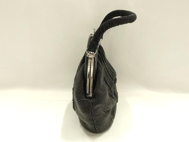 平和屋着物▼和装小物　和装バッグ　ハンドバッグ　ビーズバッグ　花柄　逸品　AABJ9579ay