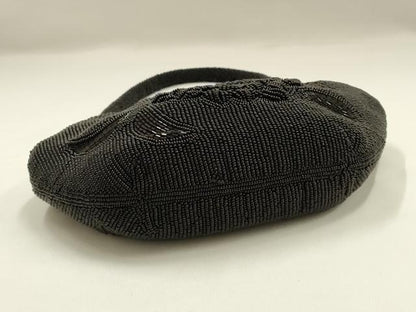 平和屋着物▼和装小物　和装バッグ　ハンドバッグ　ビーズバッグ　花柄　逸品　AABJ9579ay