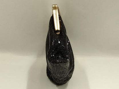平和屋着物▼和装小物 和装バッグ Whiting&Davis ハンドバッグ メタルメッシュ チェーンバッグ がま口 パーティー　逸品　AABJ9581ay