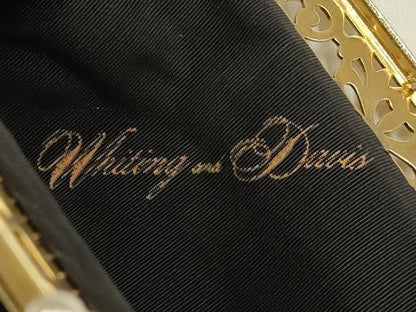 平和屋着物▼和装小物 和装バッグ Whiting&Davis ハンドバッグ メタルメッシュ チェーンバッグ がま口 パーティー　逸品　AABJ9581ay