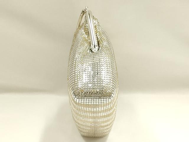 平和屋着物▼和装小物　和装バッグ　ハンドバッグ　メタルメッシュ　パーティー　逸品　未使用　AABJ9587ay