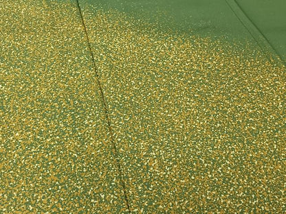 平和屋着物▽訪問着　単衣　霞文　洗える着物　AABJ9601jh