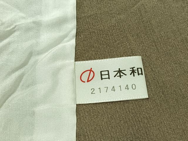 平和屋着物▽江戸小紋　単衣　変わり縞　正絹　逸品　AABJ9602jh