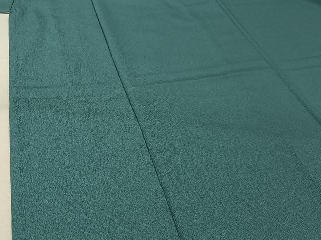 平和屋着物▽色無地　単衣　新橋色　洗える着物　AABJ9604jh