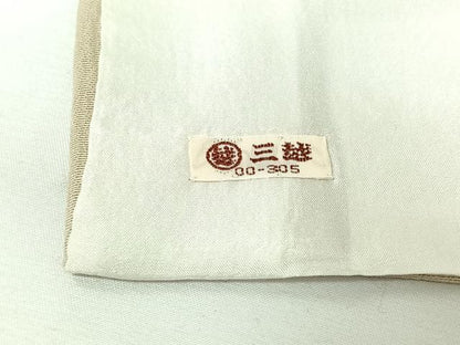平和屋着物▽訪問着　単衣　樹林文　三越扱い　正絹　逸品　AABJ9613jh