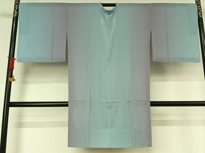 平和屋着物▽道行コート　スリーシーズン　春夏秋　塵除け　霞文　ロング丈　正絹　逸品　AABJ9621jh