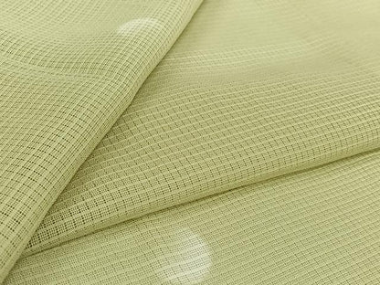 平和屋着物▽道行コート　スリーシーズン　春夏秋　塵除け　丸文　ロング丈　正絹　逸品　AABJ9624jh