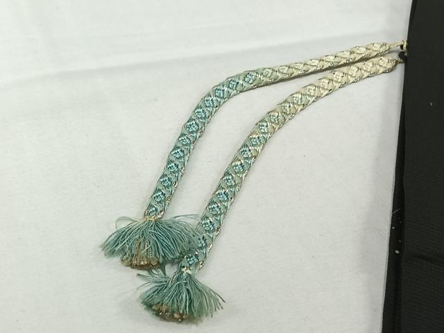 平和屋着物▽羽織　スリーシーズン　春夏秋　塵除け　芝文　黒地　正絹　逸品　AABJ9626jh