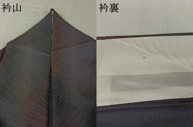平和屋着物▽上質な小紋　単衣　花火　金彩　正絹　逸品　AABJ9629jh