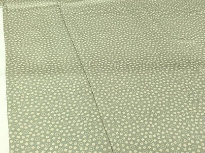 平和屋着物▽小紋　単衣　サイコロ　洗える着物　AABJ9640jh