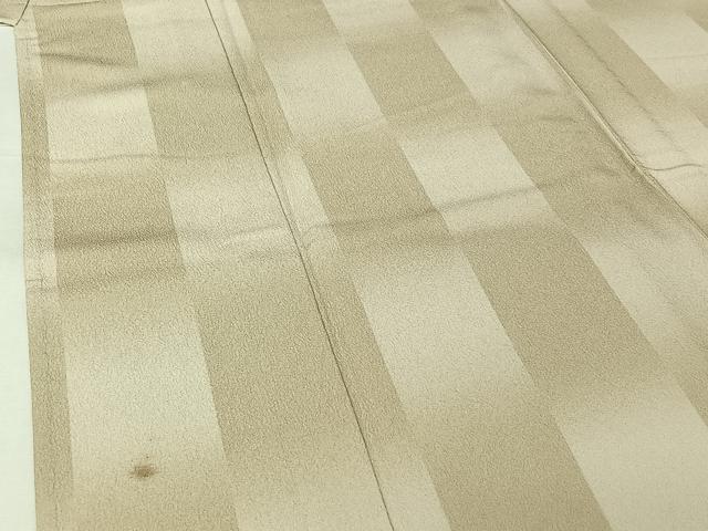 平和屋着物▽小紋　単衣　市松文様　暈し染め　洗える着物　AABJ9642jh