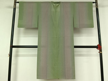 平和屋着物▽道行コート　スリーシーズン　春夏秋　塵除け　霞文　ロング丈　正絹　逸品　AABJ9654jh
