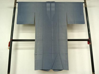 平和屋着物▽道行コート　スリーシーズン　春夏秋　塵除け　霞文　ロング丈　正絹　逸品　未使用　AABJ9655jh