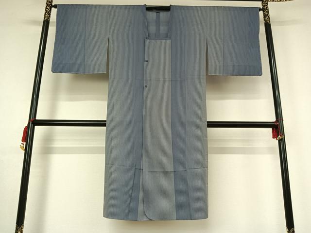 平和屋着物▽道行コート　スリーシーズン　春夏秋　塵除け　霞文　ロング丈　正絹　逸品　未使用　AABJ9655jh
