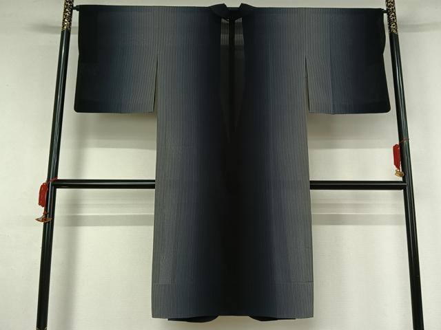 平和屋着物▽道中着　スリーシーズン　春夏秋　塵除け　霞文　ロング丈　正絹　逸品　AABJ9656jh