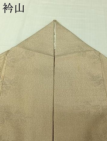 平和屋着物▽本塩沢　単衣　草花文　正絹　逸品　AABJ9670jh