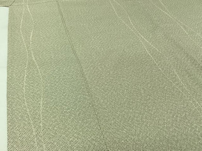 平和屋着物▽お召　単衣　立涌文　正絹　逸品　AABJ9671jh