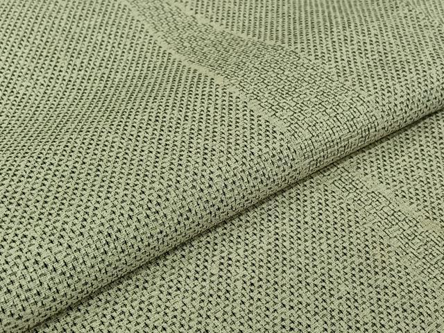 平和屋着物▽お召　単衣　立涌文　正絹　逸品　AABJ9671jh