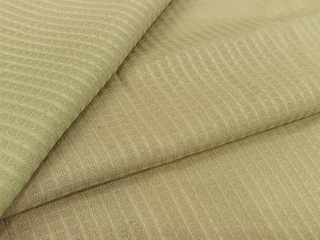 平和屋着物▽道行コート　スリーシーズン　春夏秋　塵除け　霞文　ロング丈　正絹　逸品　AABJ9690jh