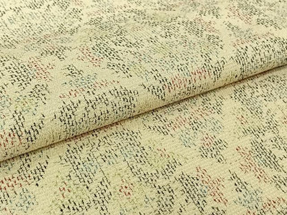 平和屋着物▽お召　単衣　花菱文　正絹　逸品　AABJ9696jh