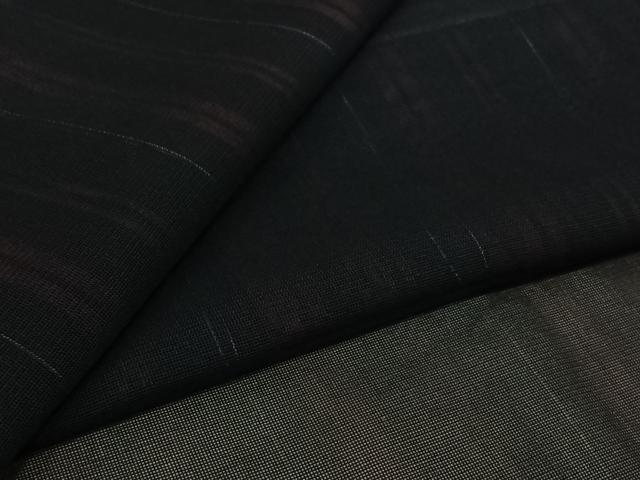 平和屋着物▽羽織　スリーシーズン　春夏秋　塵除け　縞　正絹　逸品　AABJ9706jh