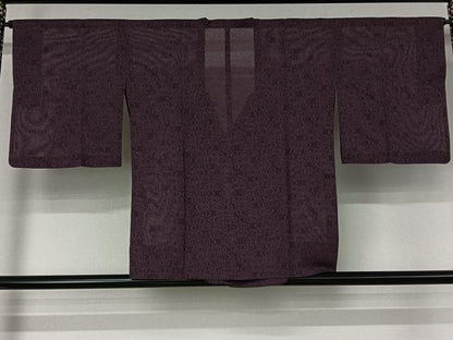 平和屋着物▽道行コート　スリーシーズン　春夏秋　塵除け　流水文　正絹　逸品　AABJ9712jh