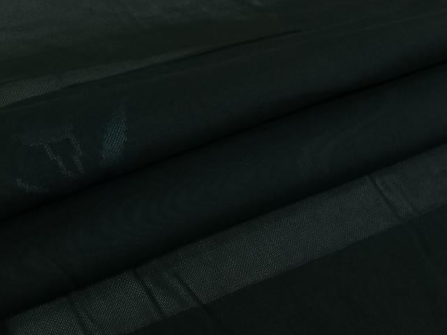 平和屋着物▽羽織　スリーシーズン　春夏秋　塵除け　流水花文　黒地　正絹　逸品　AABJ9730jh