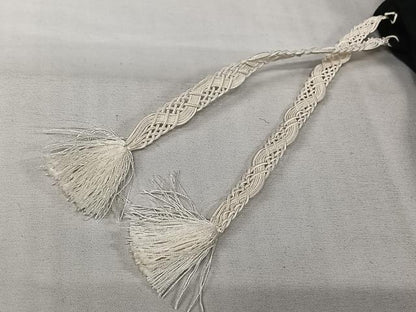 平和屋着物▽羽織　スリーシーズン　春夏秋　塵除け　枝葉文　黒地　正絹　逸品　AABJ9739jh