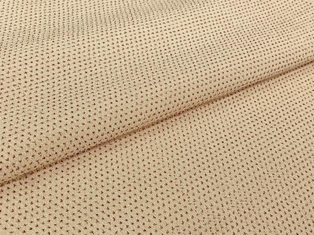 平和屋着物▽本塩沢　単衣　蚊絣　正絹　逸品　AABJ9743jh