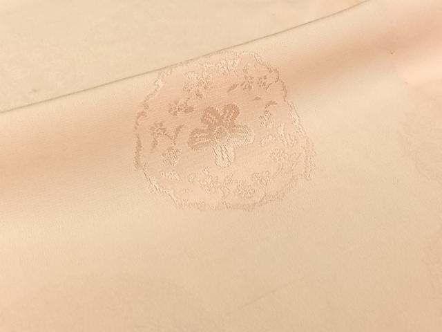 平和屋着物▽上質な色無地　単衣　正倉院花地紋　虹色　正絹　逸品　AABJ9760jh