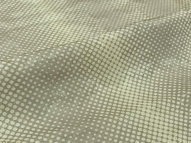 平和屋着物▽上質な小紋　単衣　霞文　正絹　逸品　AABJ9763jh