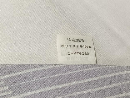 平和屋着物▽小紋　単衣　幾何学文様　洗える着物　AABJ9771jh