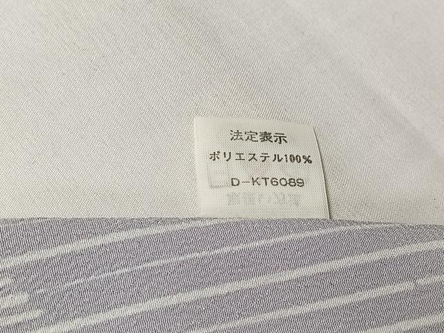 平和屋着物▽小紋　単衣　幾何学文様　洗える着物　AABJ9771jh