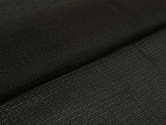 平和屋着物▽男性　長羽織　スリーシーズン　春夏秋　塵除け　黒地　正絹　逸品　AABJ9775jh