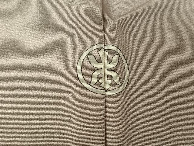 平和屋着物▽訪問着　単衣　刺繍　草花文　金糸　金彩　正絹　逸品　AABJ9795jh