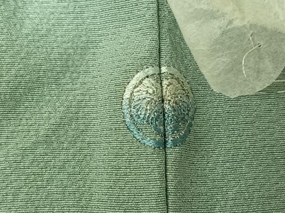 平和屋着物▽訪問着　単衣　絞り　辻が花　暈し染め　金彩　正絹　逸品　AABJ9814jh