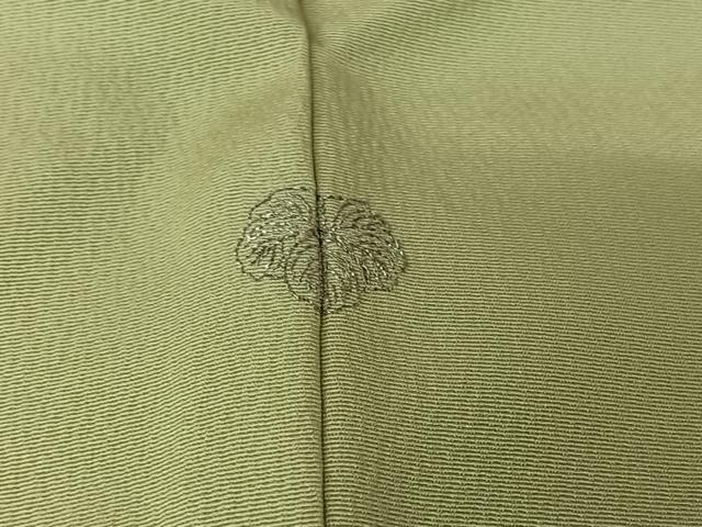 平和屋着物▽上質な小紋　単衣　友禅　草花文　正絹　逸品　AABJ9815jh