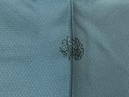 平和屋着物▽訪問着　単衣　総刺繍　花唐草文　正絹　逸品　AABJ9821jh