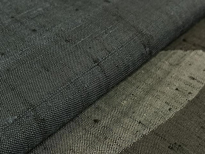 平和屋着物▽訪問着　紬　単衣　作家物　霞文　正絹　逸品　AABJ9822jh
