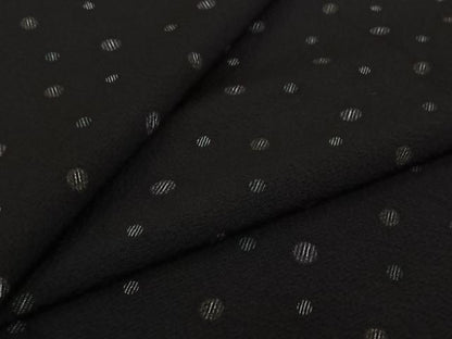 平和屋着物▽上質な小紋　単衣　水玉文　正絹　逸品　AABJ9825jh