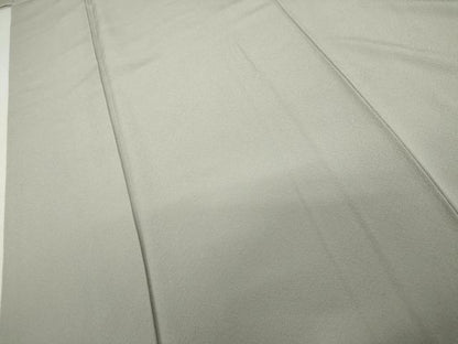 平和屋着物●上質な色無地　薄鈍色　正絹　逸品　AABJ9854cs